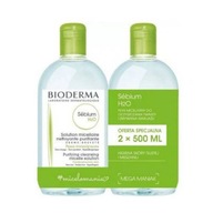 BIODERMA SEBIUM H2O Micelárny fluid, 2x500ml