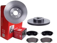 BREMBO PREDNÉ DISKY, DESTIČKY, BRZ LEGACY V GT86 293MM