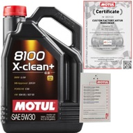 MOTUL 8100 X-CLEAN+ 5W30 C3 5L BMW LL-04 VW 504 00/ 507 00 + PRÍV.