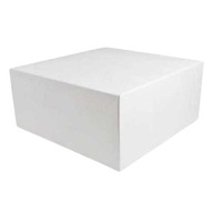 Biely box na torty, torty, pusinky 28x28x13cm