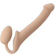 PRIPÍNAČ PEVNÝ V POŠKE DILDO 15,6 CM KOŽKA