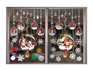 Vianočné samolepky na okno Darčekové ozdoby 50X35cm
