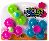 FatBrainToys Whirly Squigz Silicone Spinner 3 ks