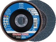 PFERD PFC 125 Z 40 SG POWER STEELOX