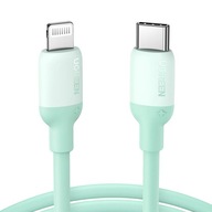 UZELENÝ KÁBEL USB-C NA BLESK RÝCHLY 1M