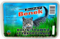 Rýchlorastúca tráva pre mačky Super Benek 150 g