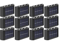 12x Kinkiet Solarny Lampka LED na Słońce +Czujnik