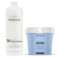 PROXIMUS Set zosvetľovač vlasov SUPER BLONDE 9+ Oxydant emulzia 9%