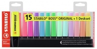 Zvýrazňovač STABILO Boss Pastel 15 ks