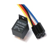 Autorelé 5 PIN 12V 40A + zásuvka