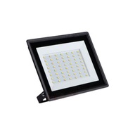 Halogénový neutrálny biely 4500 lm 50 W LED reflektor GRUN 4000K 50W čierny