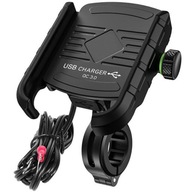 Univerzálny držiak na motorku + USB QC 3.0