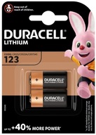 Batéria Duracell CR-123 2 ks.