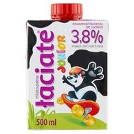 UHT MILK ŁACIATE JUNIOR 3,8% 8X 500ML