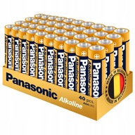 40x VÝKONNÁ BATÉRIA PANASONIC ALKALINE LR03 AAA 1,5V