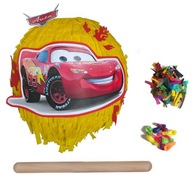 PINIATA cars autá lightning mcqueen 90 cm doplnky