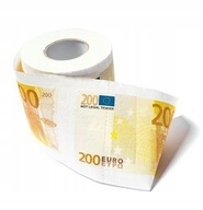 TOALETNÝ PAPIER 200 EURO Vtipný DARČEK