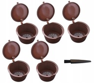 5x opakovane použiteľné kapsule Dolce GUSTO Coffee