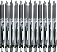 ENERGEL Pentel BL77-A čierne guľôčkové pero x12