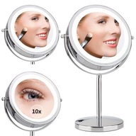 OSVETLENIE LED MAKE-UP ZRKADLO 10xZOOM HD17