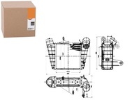 INTERCOOLER VW POLO 05- 1,4/1,9 TDI