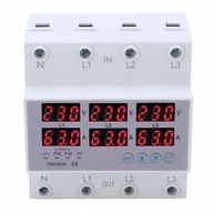 3-FÁZOVÝ VOLTMETER na DIN LIŠTU CHLT-63