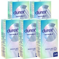 DUREX INVISIBLE kondómy tenkého strihu, zvlhčené, 50 ks.