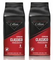 Káva CELLINI CLASSICO 2 x 1kg zrnková