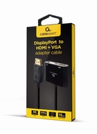 GEMBIRD ADAPTÉR NA KÁBLOVÝ DISPLAYPORT MALE TO