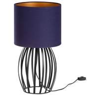 Stolná lampa NIGHT LOFT LAMPSHADE, tmavomodrá a zlatá