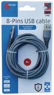 USB - 8-pinový kábel Apple Lighting 3m Sologic