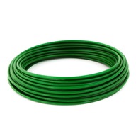 Oceľové káblové lano s poťahom z PVC 1,6/3mm 1x7 ZELENÉ 30mb