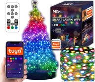 Vianočné LED WIFI osvetlenie vianočného stromčeka SMART TUYA páska 20m 200ks MULTICOLOR