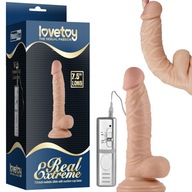 Veľký vibračný dildo penis 19cm s prísavkou