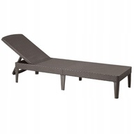 Polohovateľné záhradné ležadlo Jaipur Sun Lounger hnedé