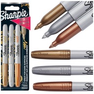 Sharpie Metallic Sharpie Permanent Markers Set 3 ks.