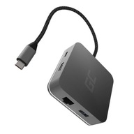 USB-C rozbočovač GC 6v1 3xUSB 3.0, HDMI, RJ45 (Ethernet),