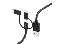 Micro USB-Type-C-Lightning - USB kábel HAMA 1,5 m