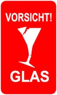 Etikety VORSICHT GLAS 500 ks.