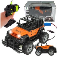 AUTO RC auto kovové LED svetlá Dobíjacie diaľkové ovládanie R/C