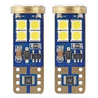 LED PARKOVACIE AUTÁ BIELE SADA ŽIAROViek CANBUS 12/24V W5W