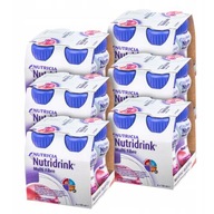 Sada 6x Nutridrink Multi Fibre jahoda, 4x125ml