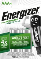 Energizer AAA HR03 1,2V 700mAh batéria 4 ks