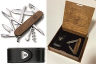 VICTORINOX HUNTSMAN WOOD 1.3711.63 + púzdro WOOD GRAVING RR