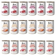 BRIT MONO PROTEIN MIX Príchute 18x400g