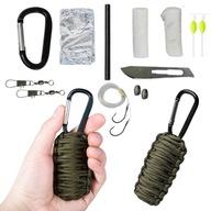 Survival Kit Mil-Tec Paracord 16v1 Olive