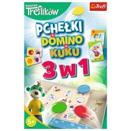 Arkádová hra Treflika 3v1 Domino Puche Kuku