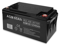Batéria AGM 12V 65Ah pre záložné napájanie UPS