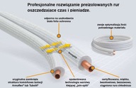 Dvojité medené potrubie 1/4-1/2 Armacel 25m