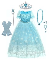 ELSA FROZEN ELSA OUTFIT ŠATY 110/116